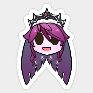 Genshin Impact Rosaria chibi head Sticker